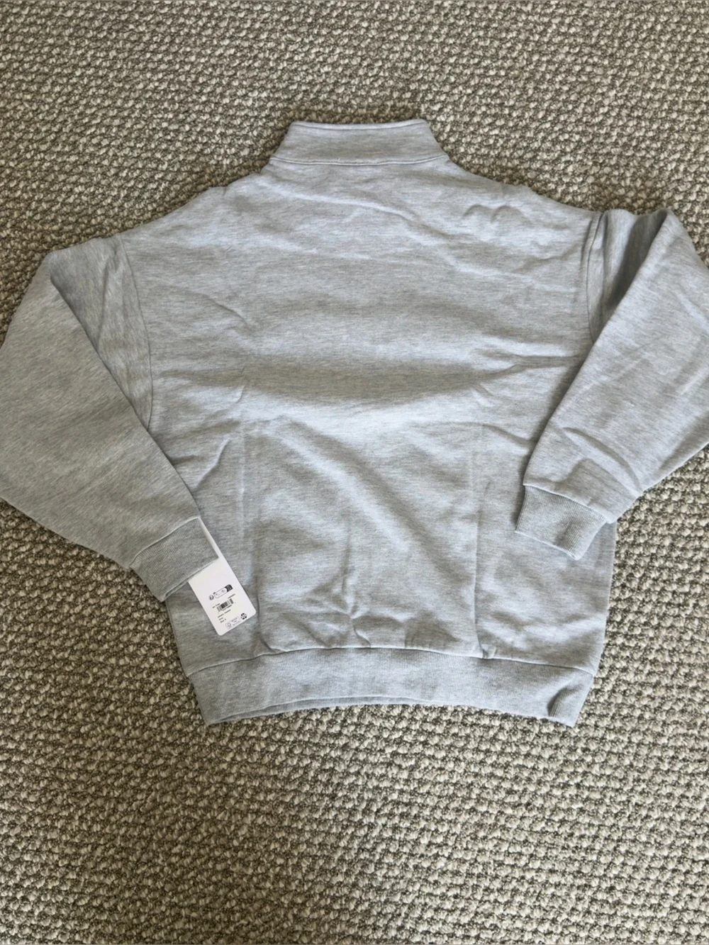 NWT ALO Accolade Grey Quarter-Zip Size Small